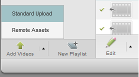 Bouton Ajouter des vid&eacute;os