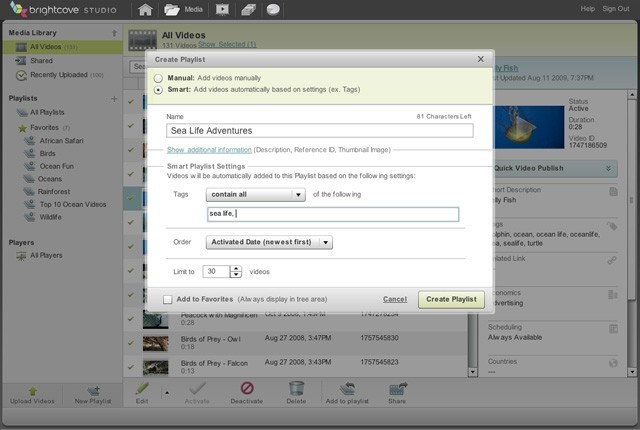 Content Management Screenshot 2