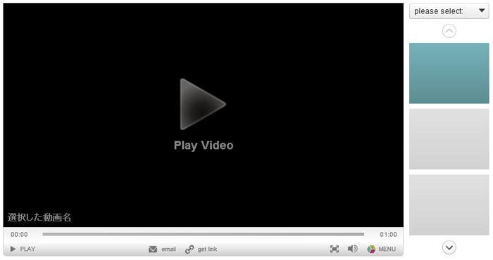 Widescreen with Dropdown Navigation