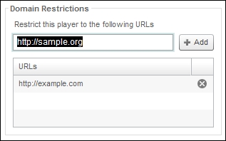 Domain Restriction