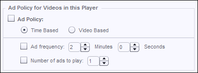 Time Based Ad Policies