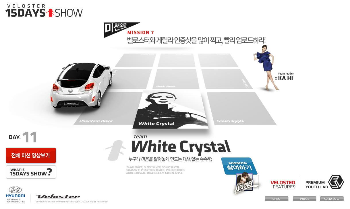 Hyundai Veloster Website