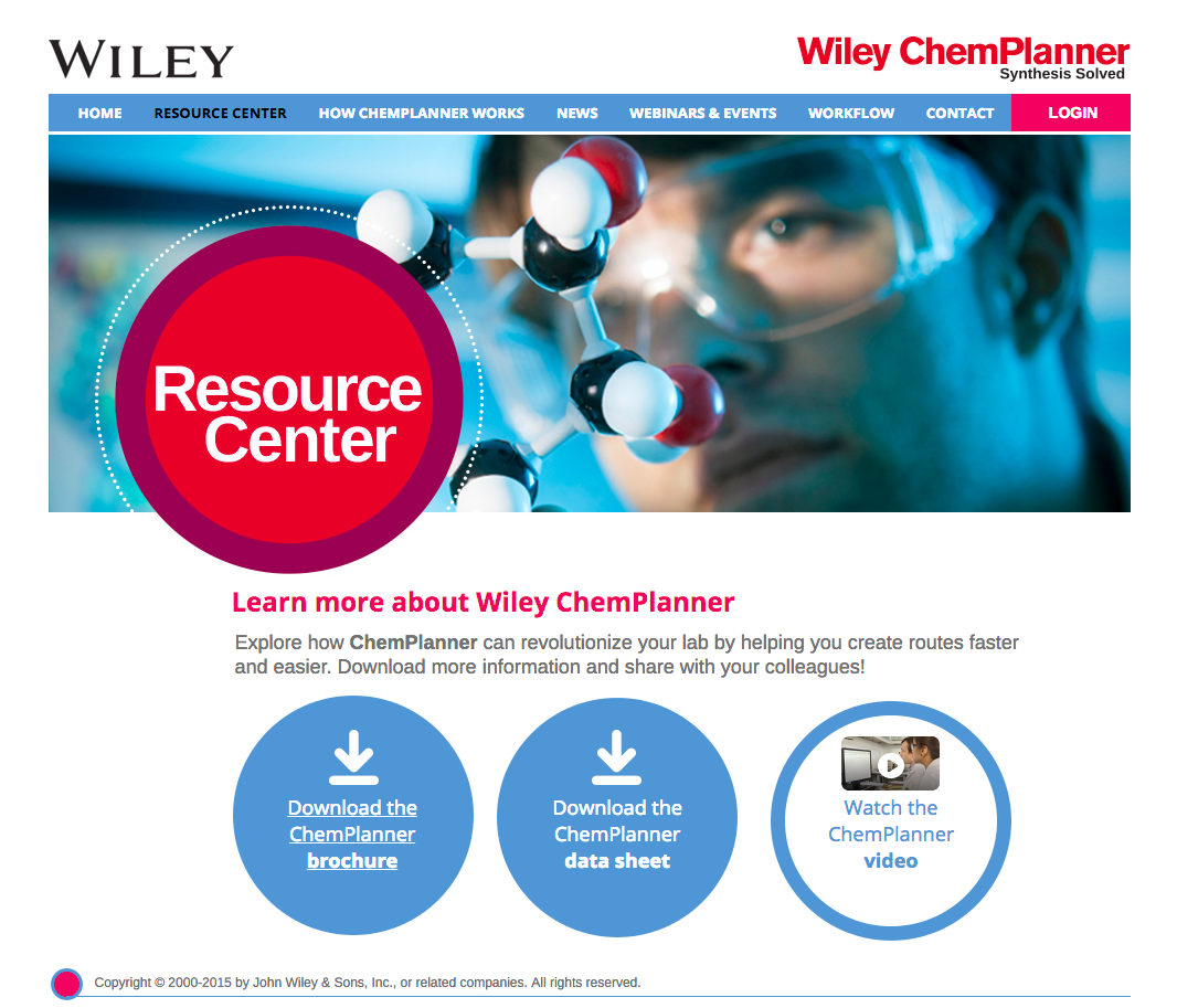 Wiley Resource Center Screenshot