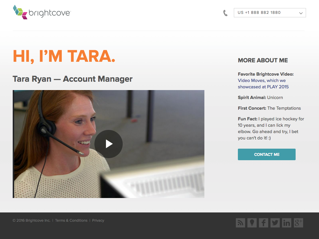 Brightcove Account Manager Video Retention Campaign