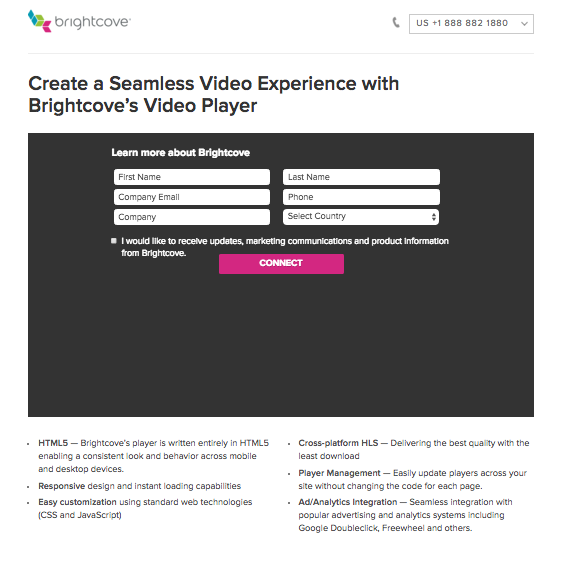 In-Video Lead Form