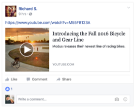 Facebook Embedded Video