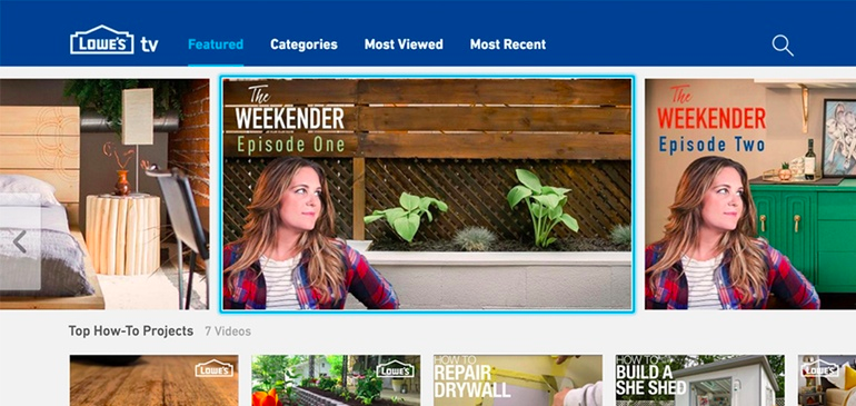 Lowe's 'The Weekender' series