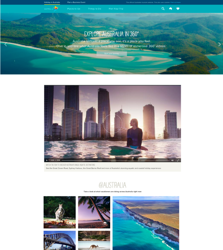 Australia Tourism Home Page