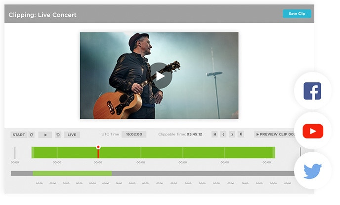 Brightcove Live Interface