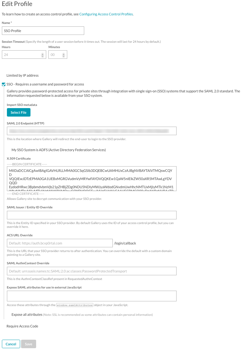 configure sso
